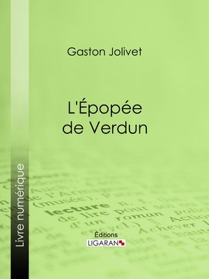cover image of L'Épopée de Verdun